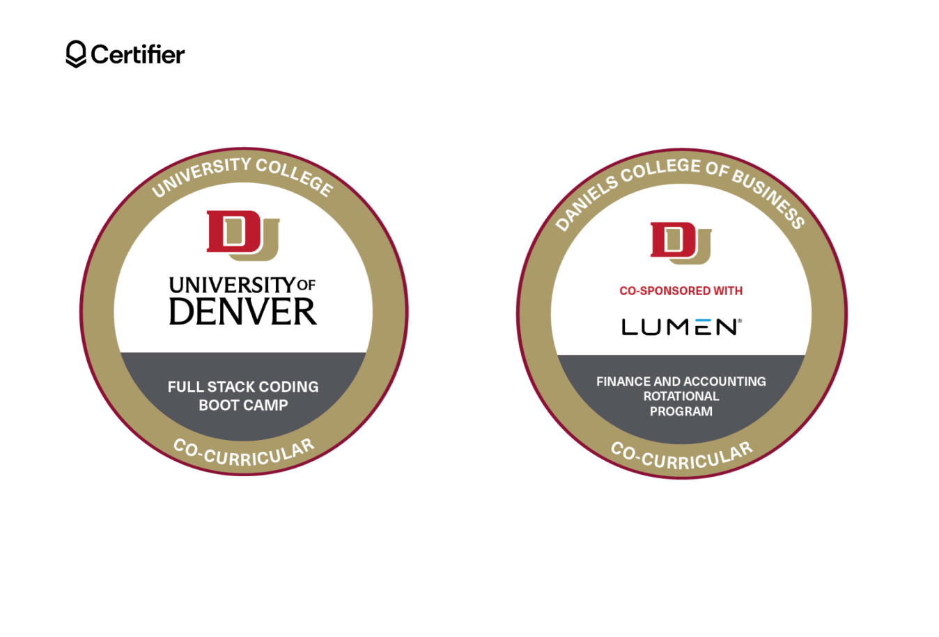 Micro credentials and digital badges in higher education provided by University of Denver. Micro credentials and digital badges in higher education provided by University of Denver.