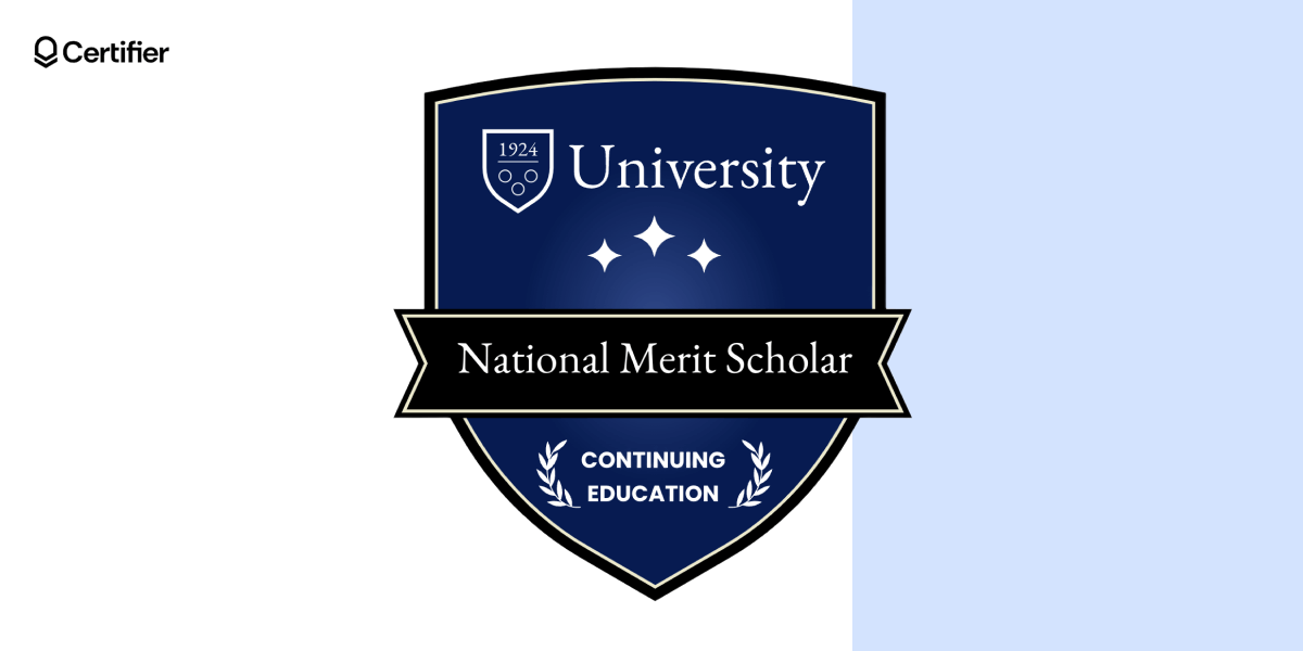 Achievement badge with a dark blue shield and stars, ideal for achievement badges or continuing education visuals. Achievement badge with a dark blue shield and stars, ideal for achievement badges or continuing education visuals.