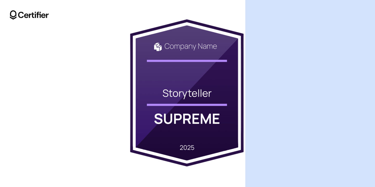 Achievement badge labeled Achievement badge labeled