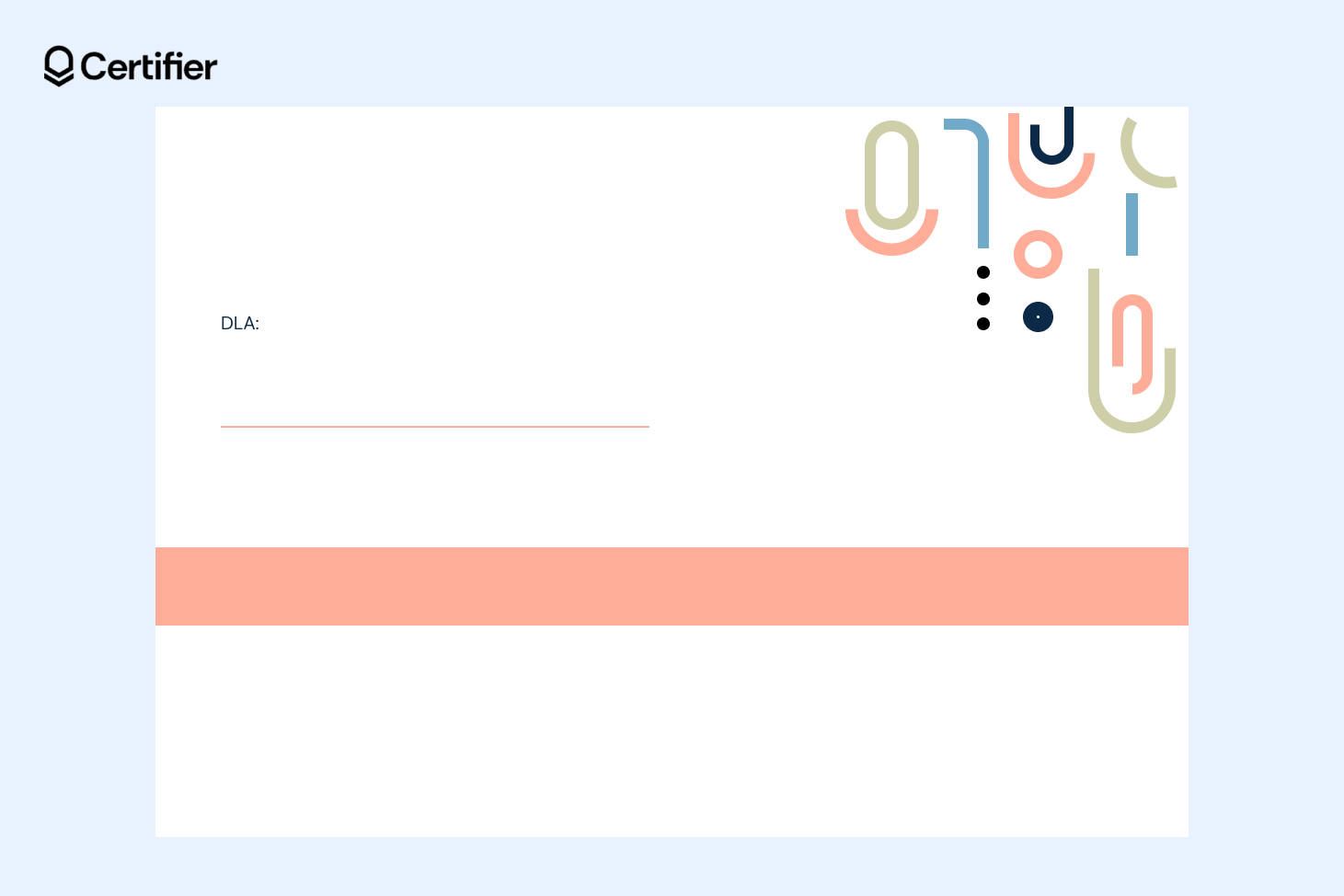 Tło dyplom uczestnictwa z nowoczesnymi abstrakcyjnymi wzorami w prawym górnym rogu i poziomym brzoskwiniowym paskiem. Tło dyplom uczestnictwa z nowoczesnymi abstrakcyjnymi wzorami w prawym górnym rogu i poziomym brzoskwiniowym paskiem.