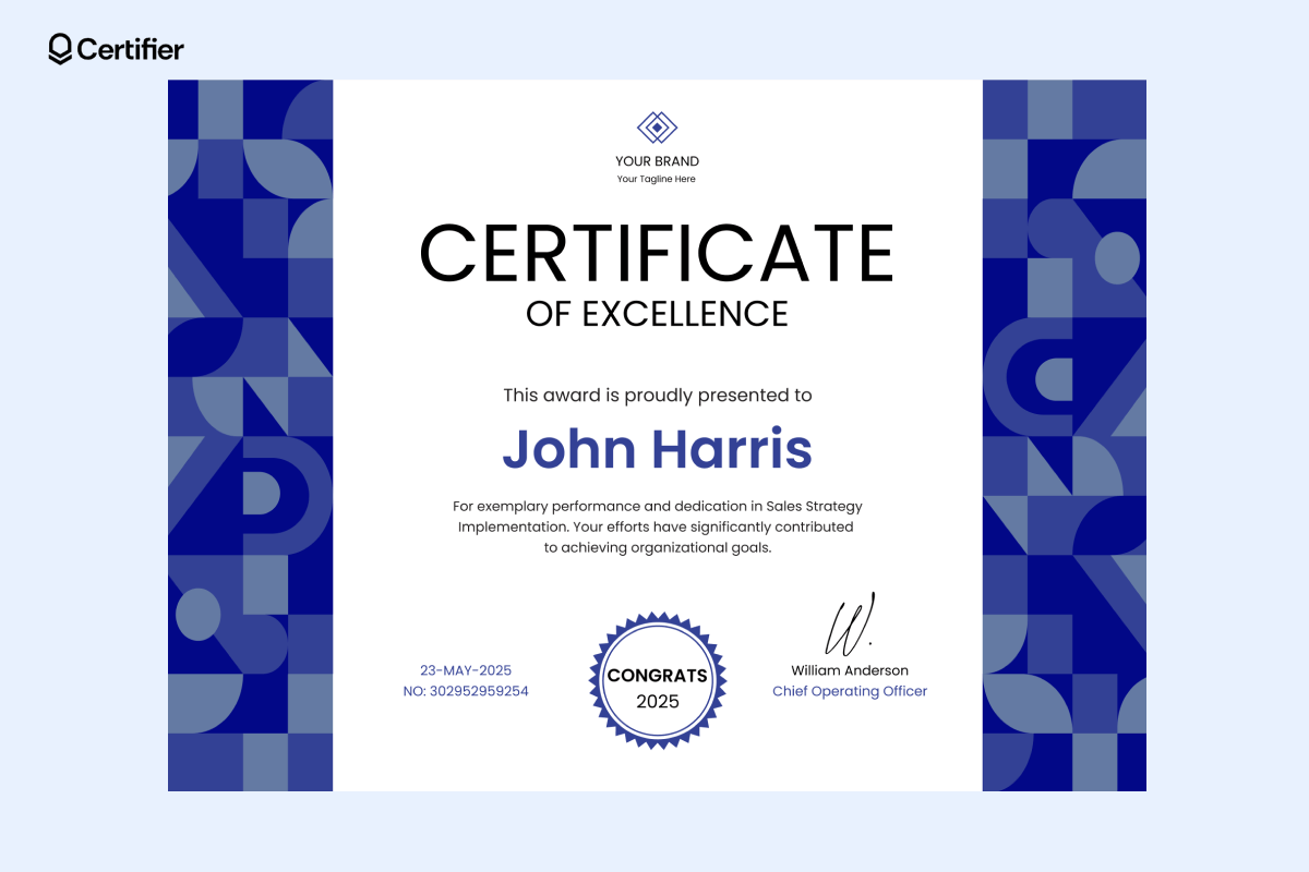 Award of excellence certificate in green colors, featuring recognition for exemplary performance and dedication. Award of excellence certificate in green colors, featuring recognition for exemplary performance and dedication.