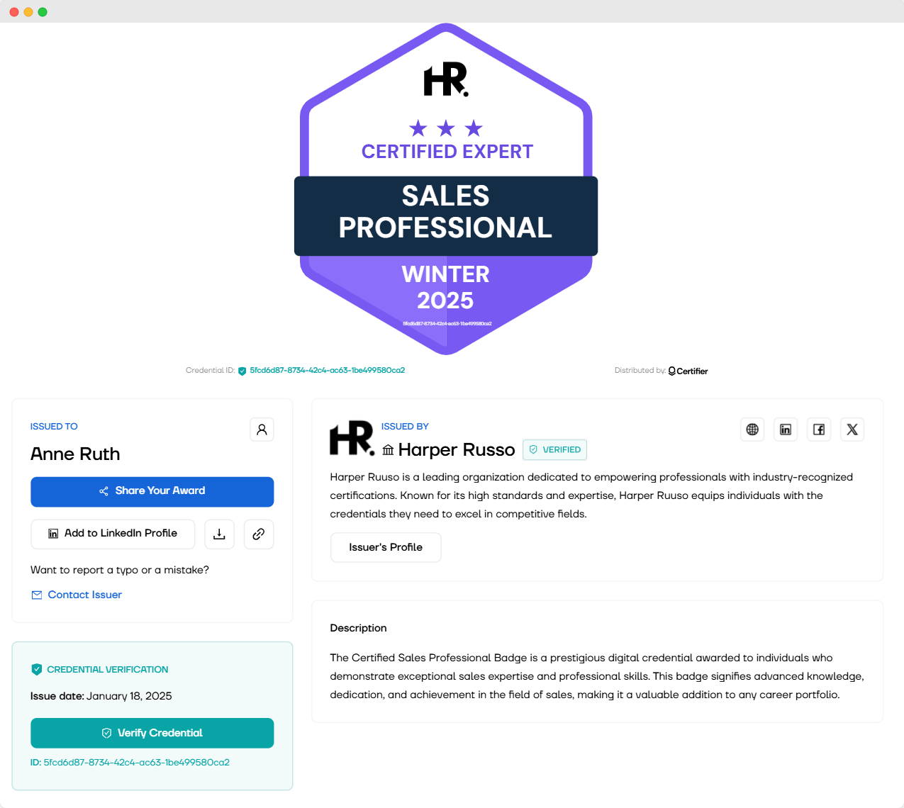 Opening the email with the badge to share it on social media and learn how to add badge in LinkedIn. Opening the email with the badge to share it on social media and learn how to add badge in LinkedIn.