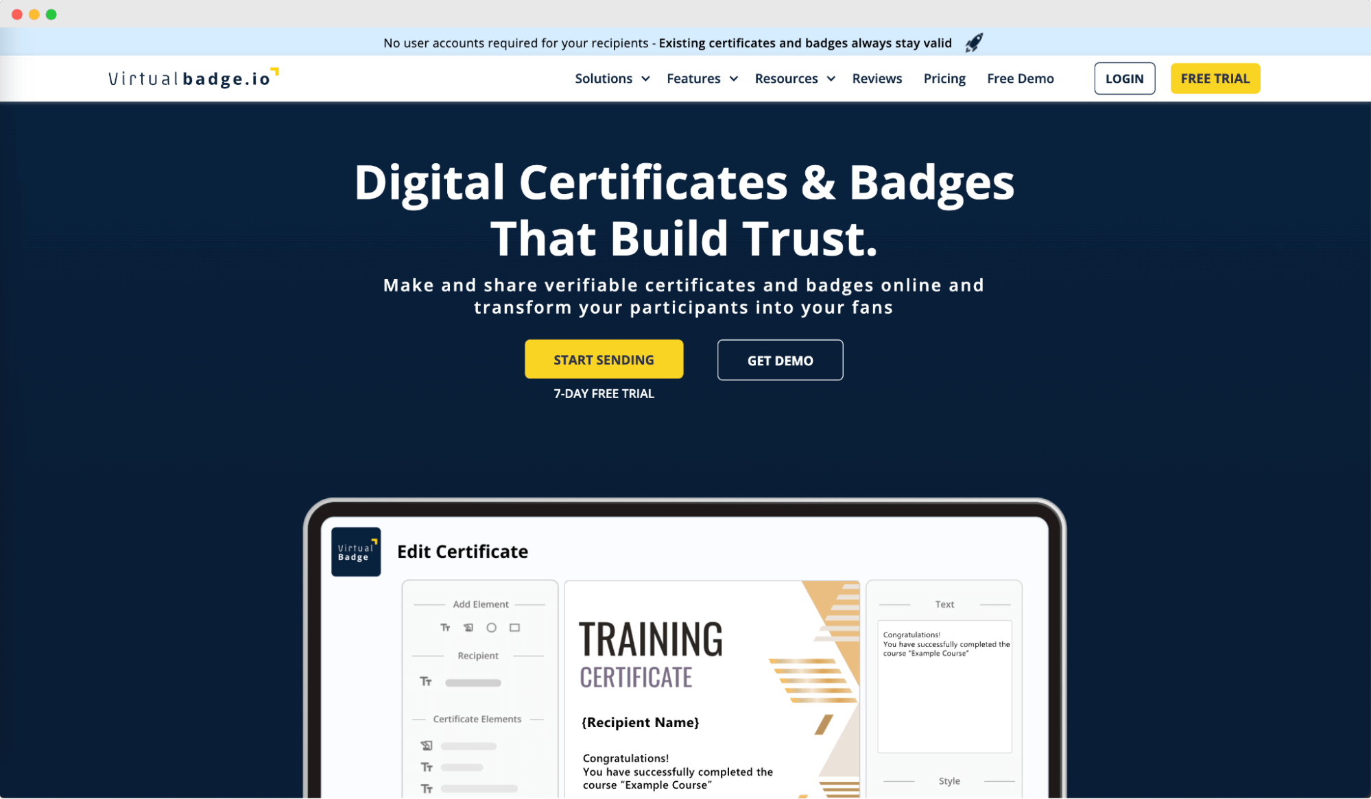 Virtualbadge.io – solution to send digital badges that are made to engage. Virtualbadge.io – solution to send digital badges that are made to engage.