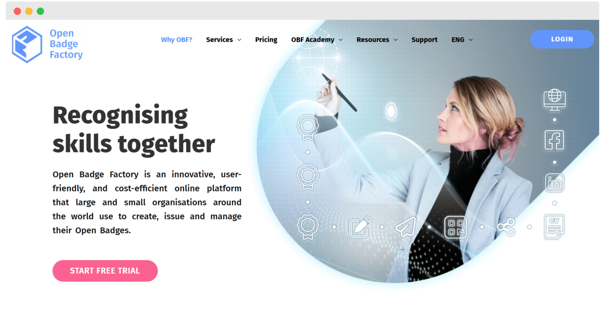 Open Badge Factory as an alternative to Credly. Open Badge Factory as an alternative to Credly.