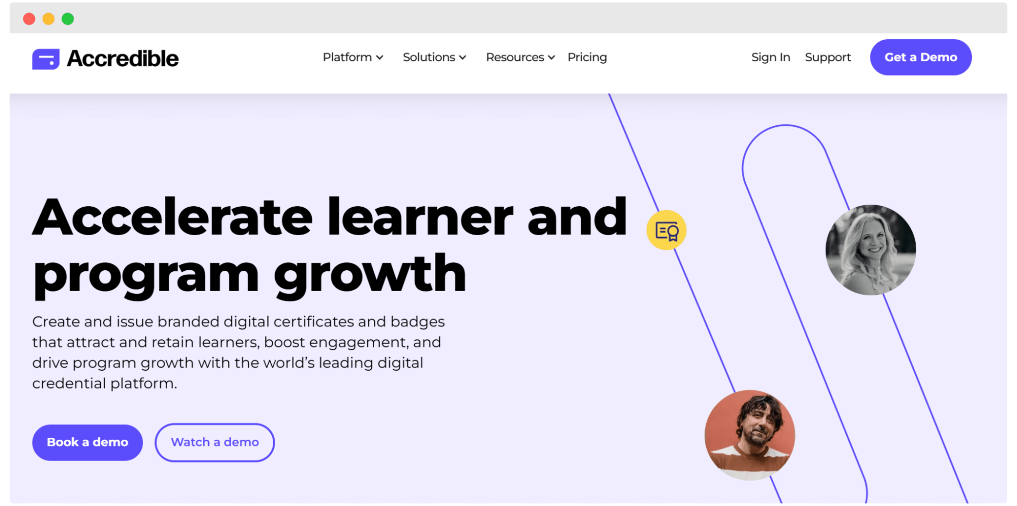 Accredible homepage; an alternative to Credly. Accredible homepage; an alternative to Credly.