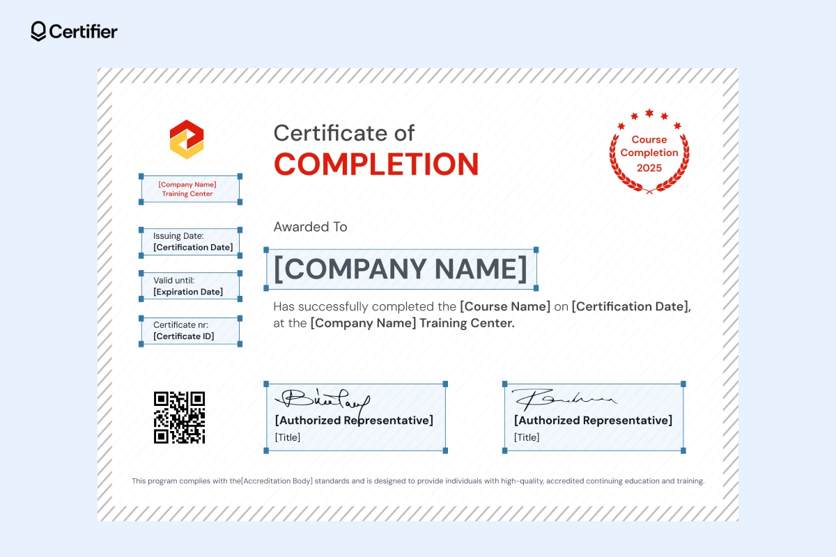 A sleek fire alarm installation certificate highlighting course details, recipient name and issuing authority, designed with a modern red and gray theme. A sleek fire alarm installation certificate highlighting course details, recipient name and issuing authority, designed with a modern red and gray theme.