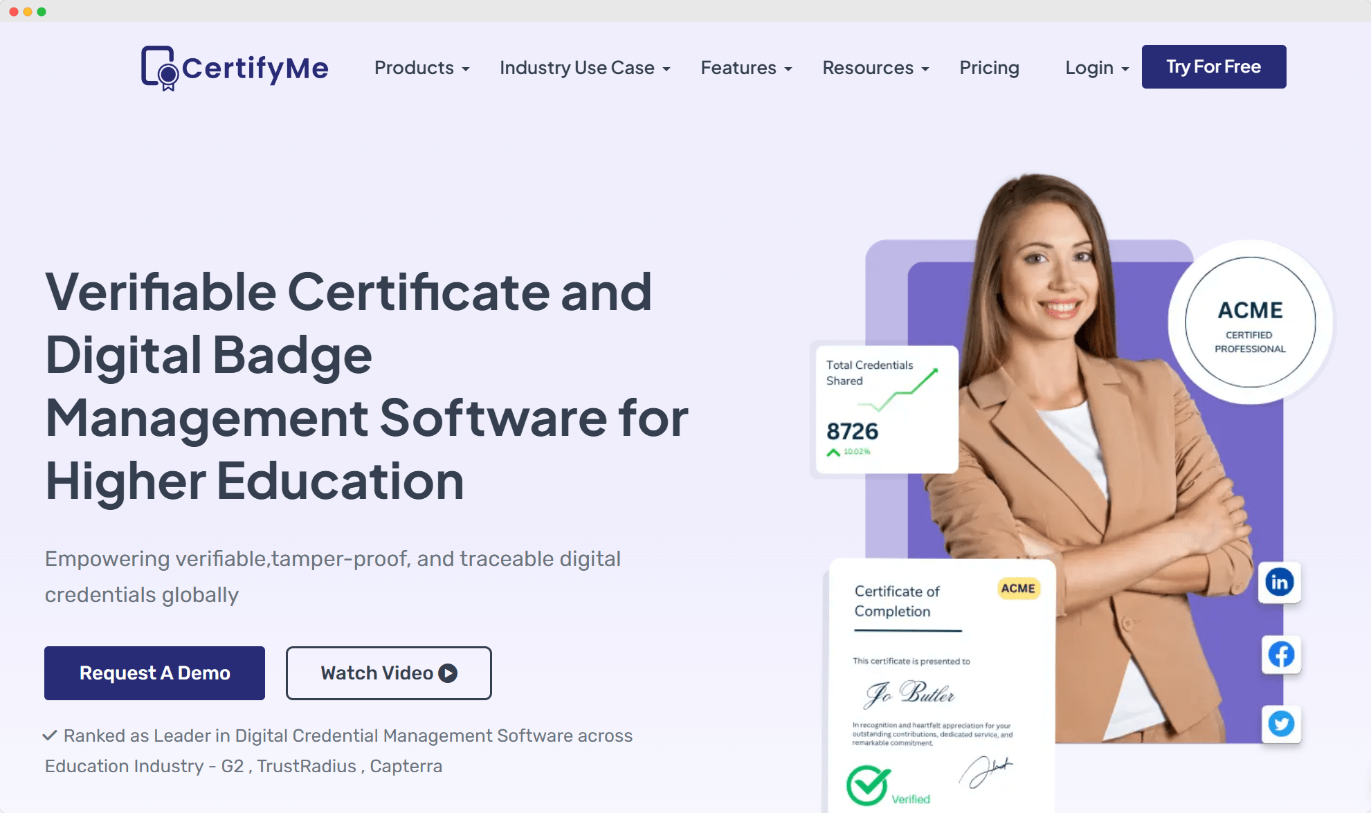 CertifyMe as Credly alternative. CertifyMe as Credly alternative.