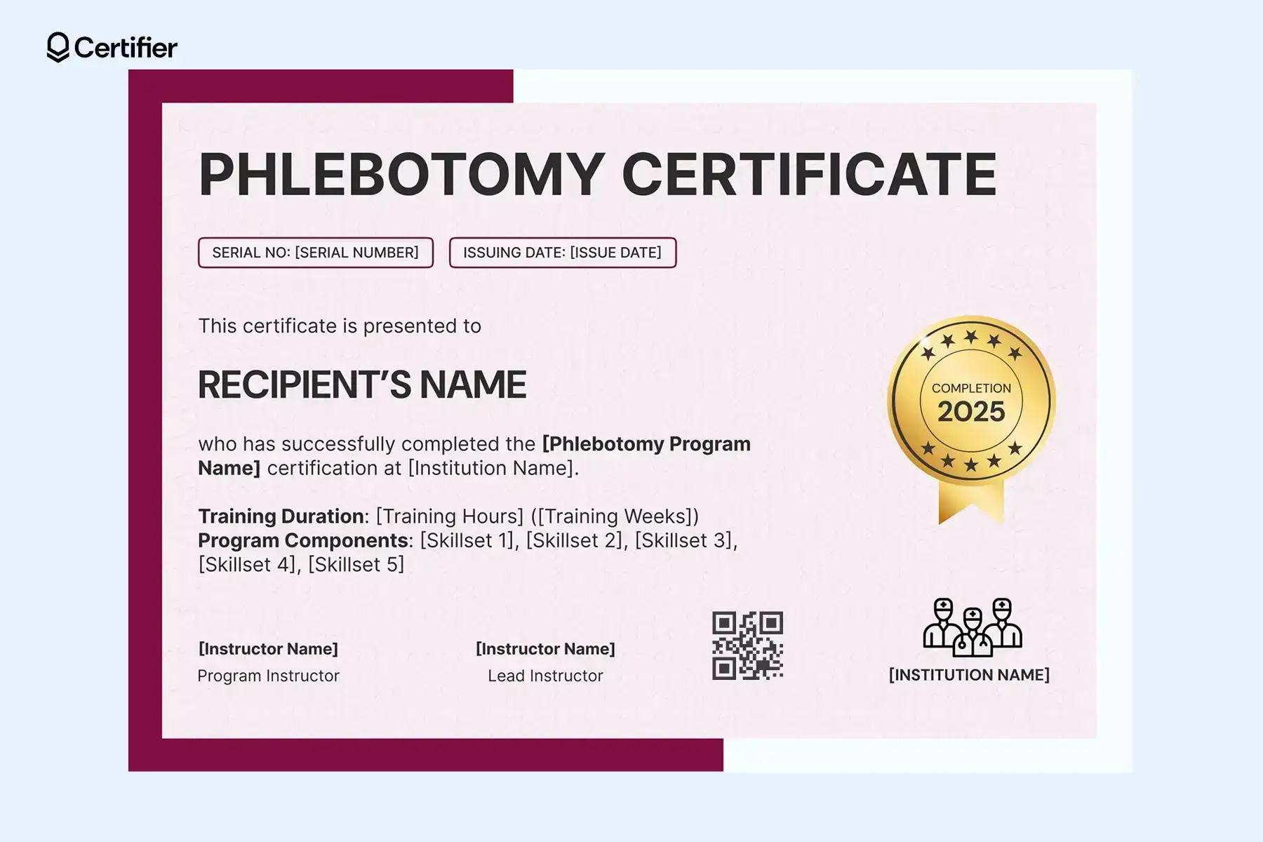 A certificate phlebotomy technician document showcasing completion of a specialized technician training program focused on laboratory safety and patient reassurance. A certificate phlebotomy technician document showcasing completion of a specialized technician training program focused on laboratory safety and patient reassurance.