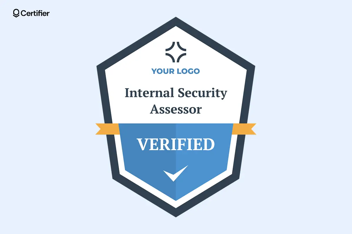 A professional virtual badge for security experts, editable using Certifier, a virtual badge app. A professional virtual badge for security experts, editable using Certifier, a virtual badge app.