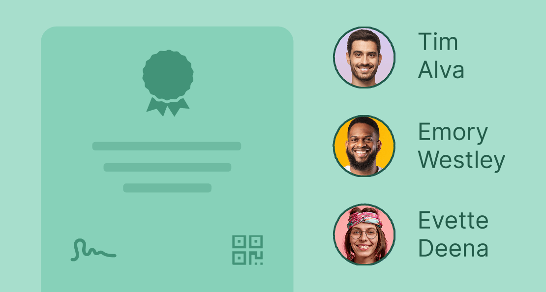 Give people proof of membership Give people proof of membership