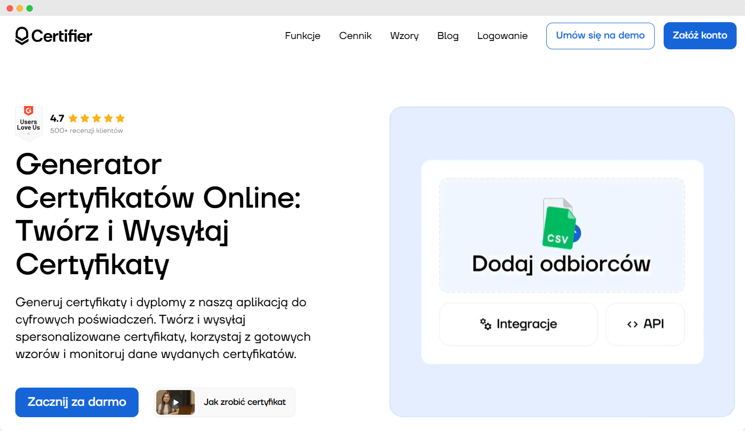 Generator dyplomów Certifier jako alternatywa dla Canva. Generator dyplomów Certifier jako alternatywa dla Canva.