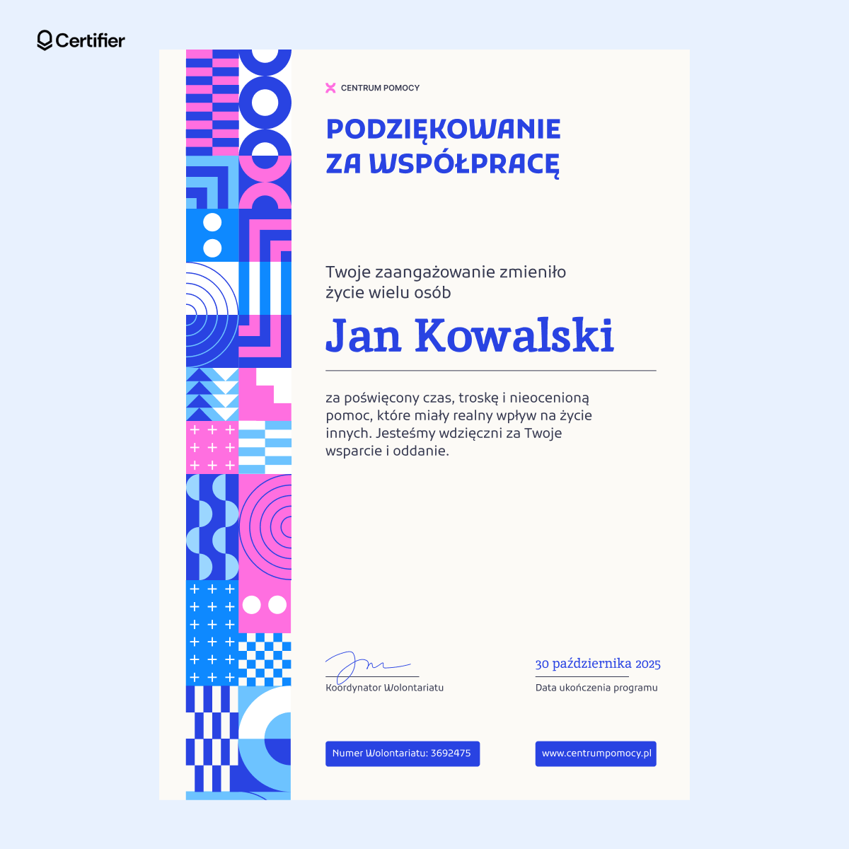 Modernistyczne podziękowania za współpracę z abstrakcyjnymi elementami. Modernistyczne podziękowania za współpracę z abstrakcyjnymi elementami.