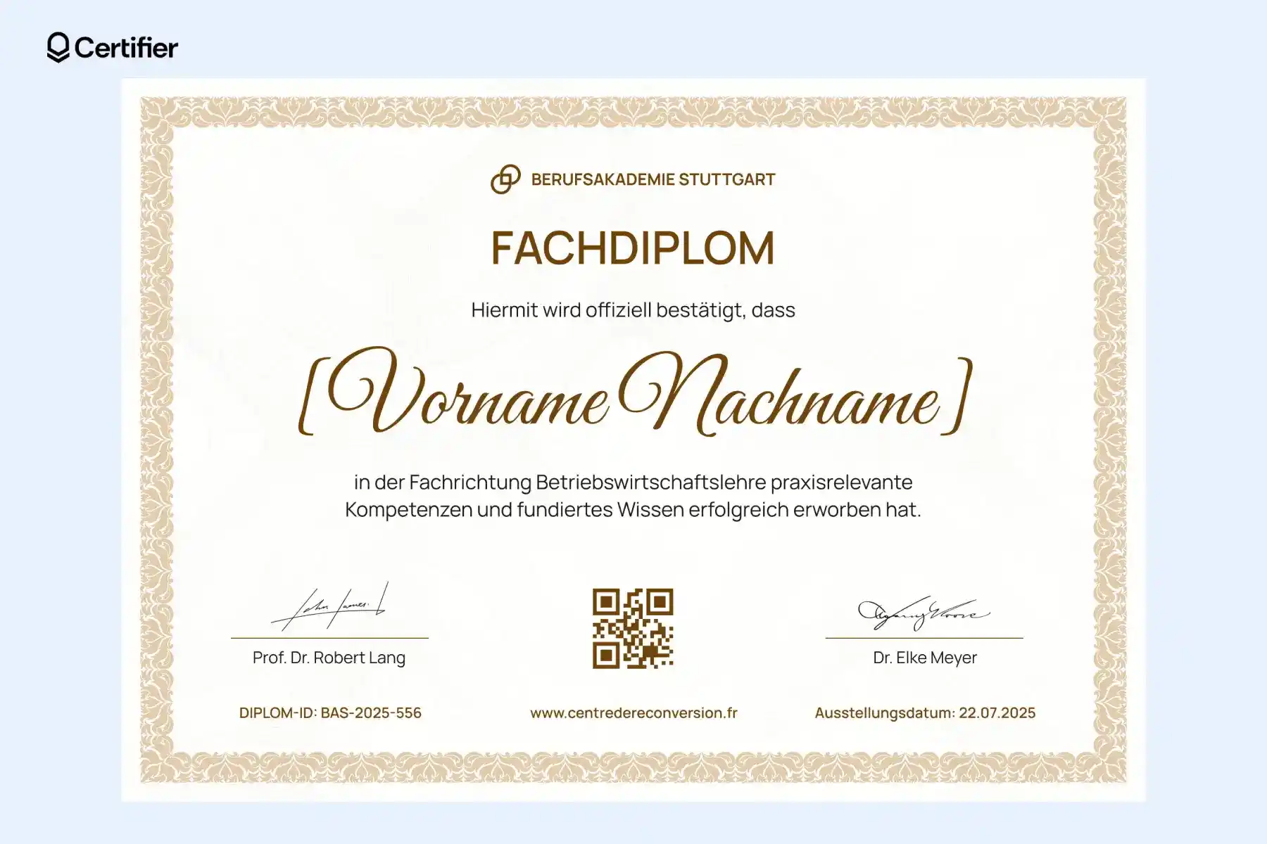 Fach Diplom Vorlage Word im Bereich Betriebswirtschaftslehre. Eine elegante Vorlage für den erfolgreichen Abschluss eines praxisorientierten BWL-Studiums Fach Diplom Vorlage Word im Bereich Betriebswirtschaftslehre. Eine elegante Vorlage für den erfolgreichen Abschluss eines praxisorientierten BWL-Studiums
