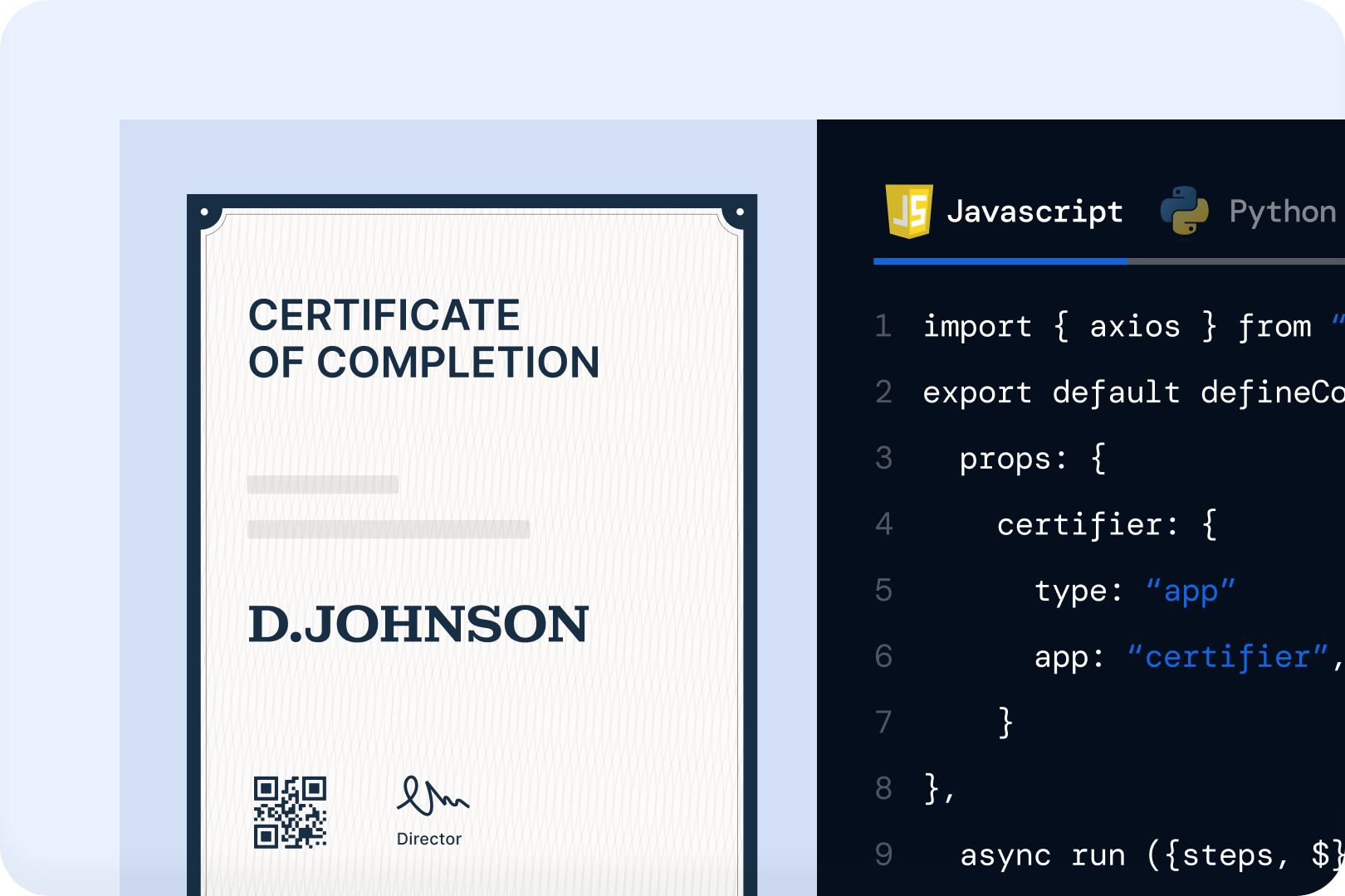 Automate certificate issuance with code-level control