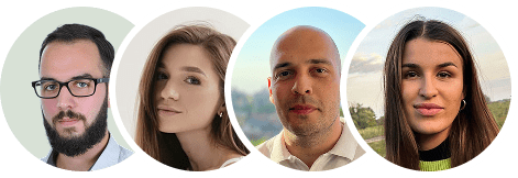 Book demo team avatars