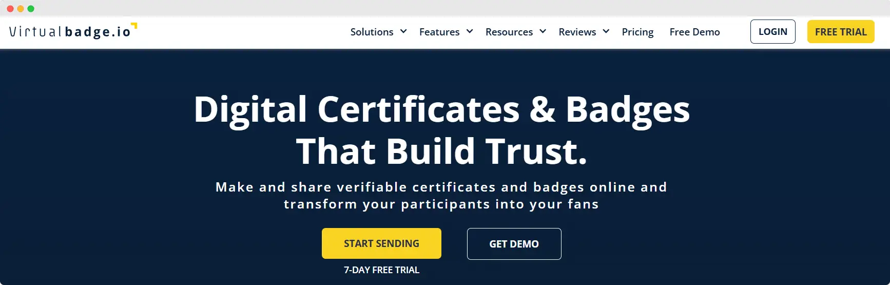 One of SimpleCert alternatives: Virtualbadge. One of SimpleCert alternatives: Virtualbadge.
