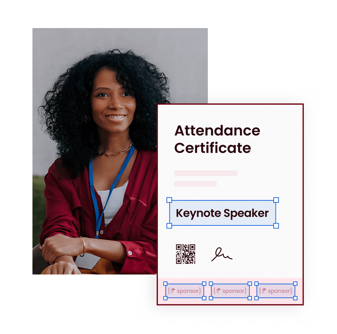 Turn certificates into event marketing tools Turn certificates into event marketing tools