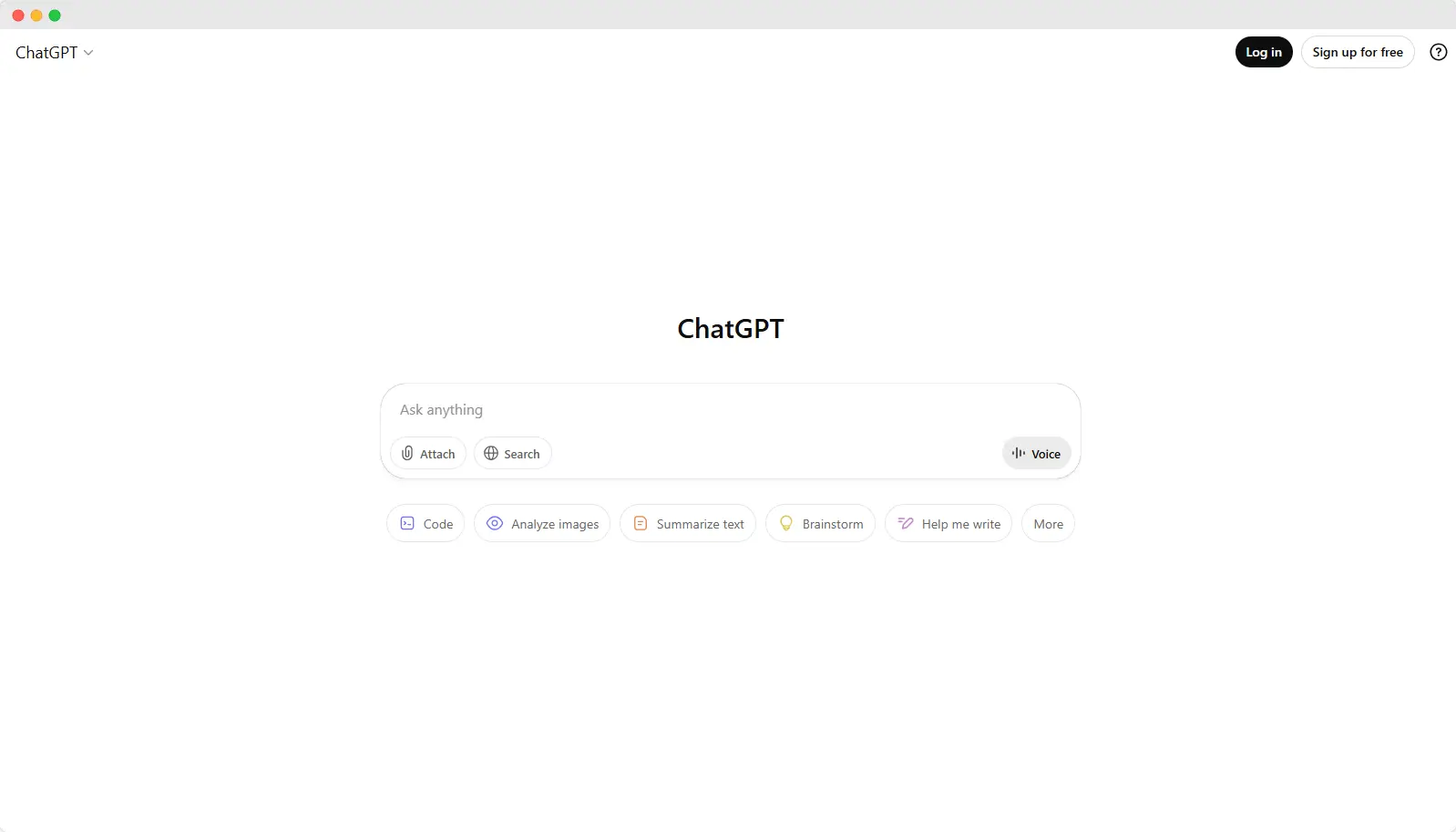 ChatGPT homepage as a potential starting point for text-based online certificate maker free.