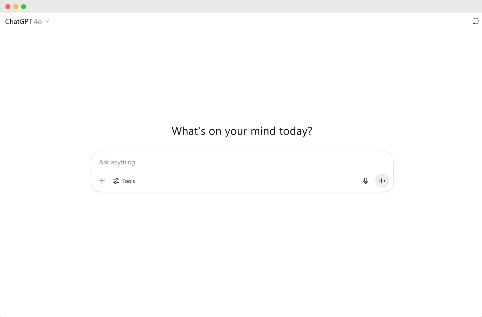 ChatGPT’s interface with the prompt “What’s on your mind today?” open; considered as a tool to create content for the best tools to create certificates.