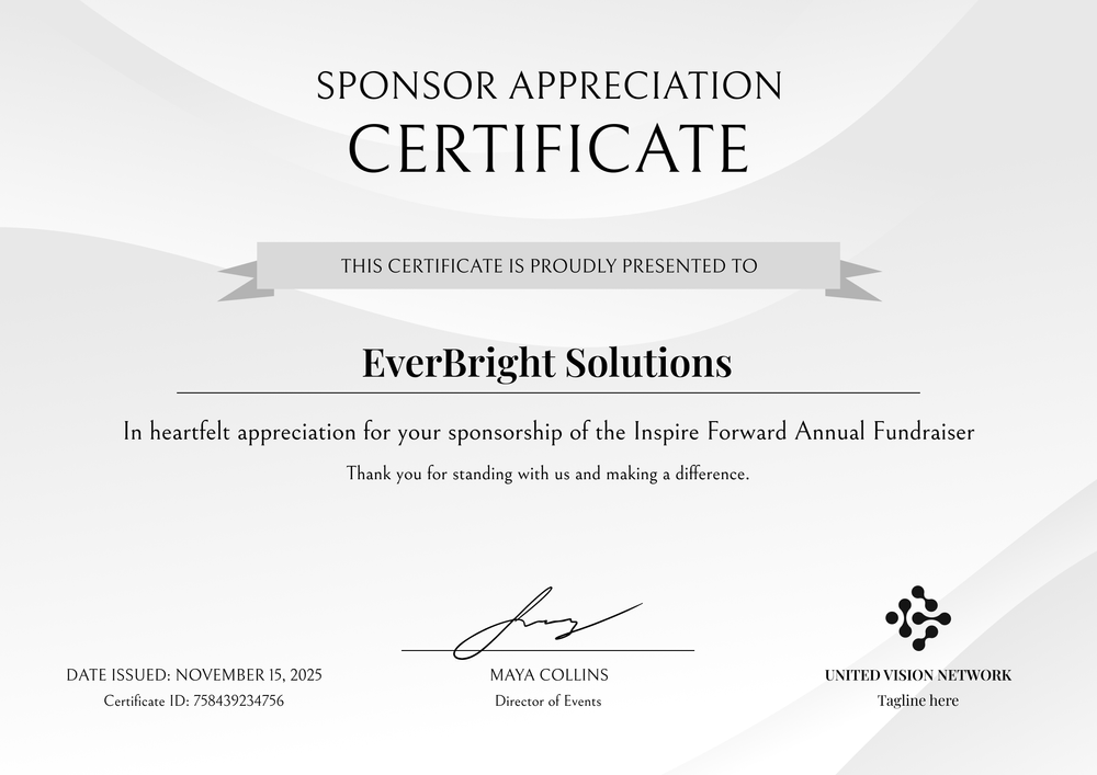 Template Of Certificate Of Appreciation