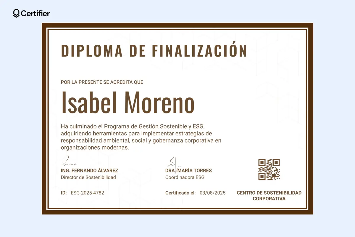 Este certificado de finalización moderno y colorido es perfecto para cursos dinámicos, capacitaciones y programas formativos innovadores. Este certificado de finalización moderno y colorido es perfecto para cursos dinámicos, capacitaciones y programas formativos innovadores.