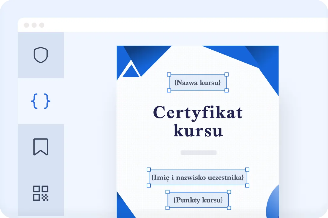 Masowa wysyłka spersonalizowanych certyfikatów dzięki dynamicznym polom