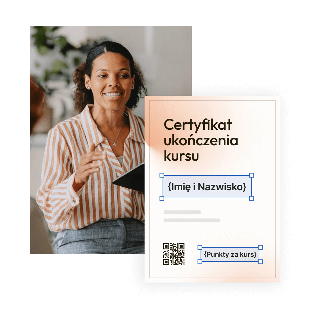 Promuj kursy online za pomocą certyfikatów Promuj kursy online za pomocą certyfikatów