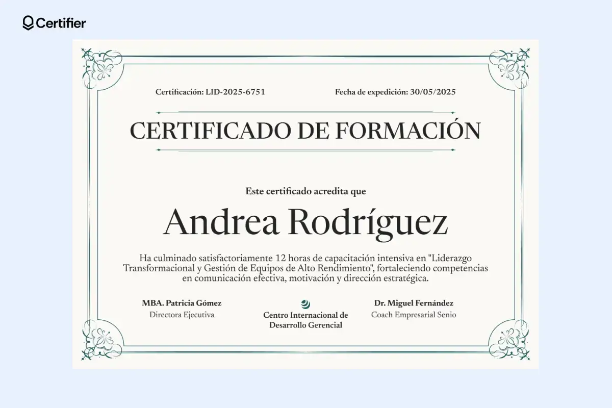 Diplomas para editar en Power Point brillantes en azul elegante inspirados en premios académicos.