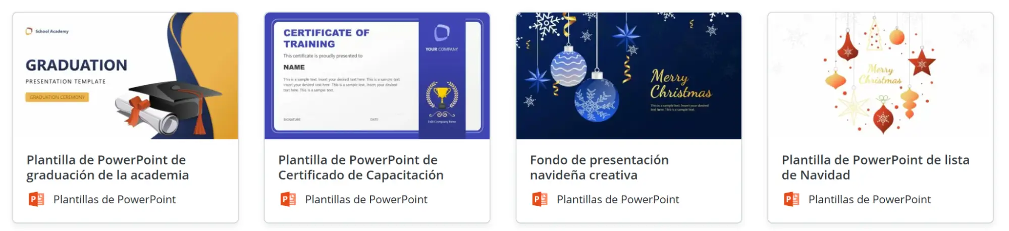 Plantilla de diploma en PowerPoint de graduación académica con birrete y pergamino: SlideModel.