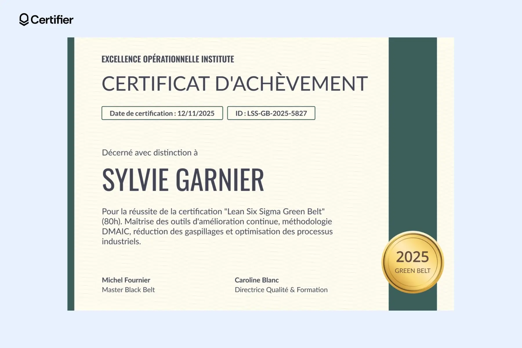Modèle diplome gratuit bordure Word professionnel en violet avec espace pour logotype.
