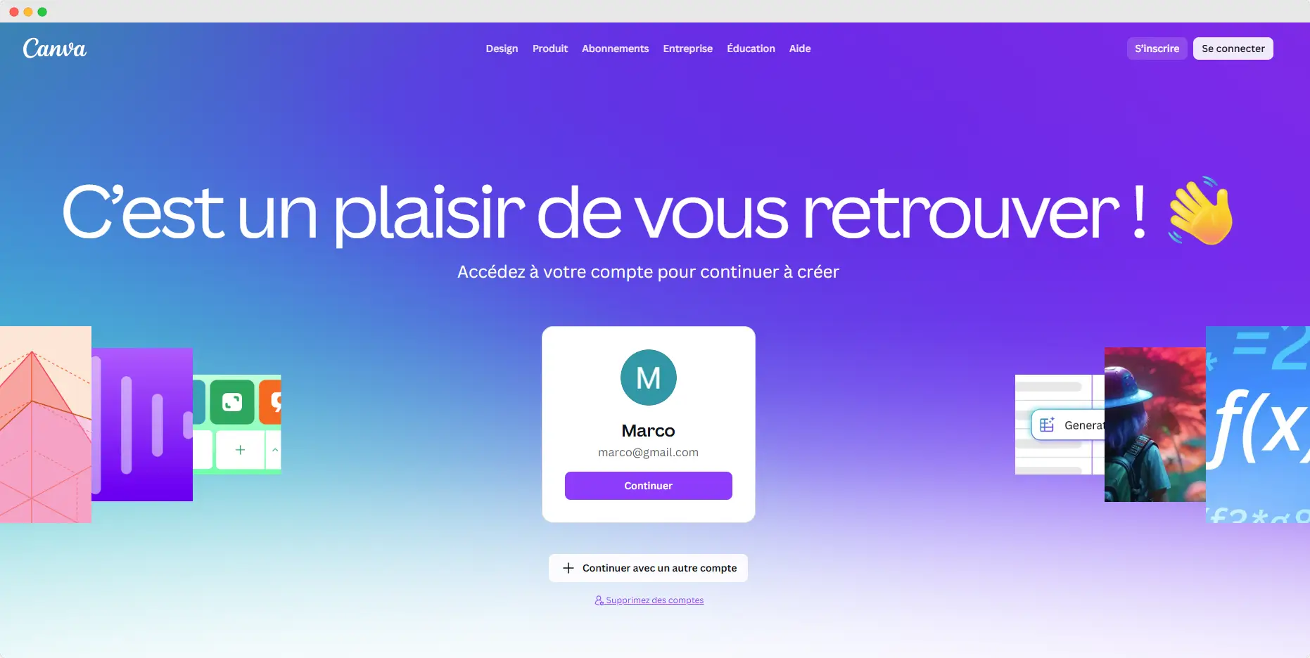 Interface de Canva affichant des modèles pour générer un certificat gratuit en ligne avec personnalisation facile.