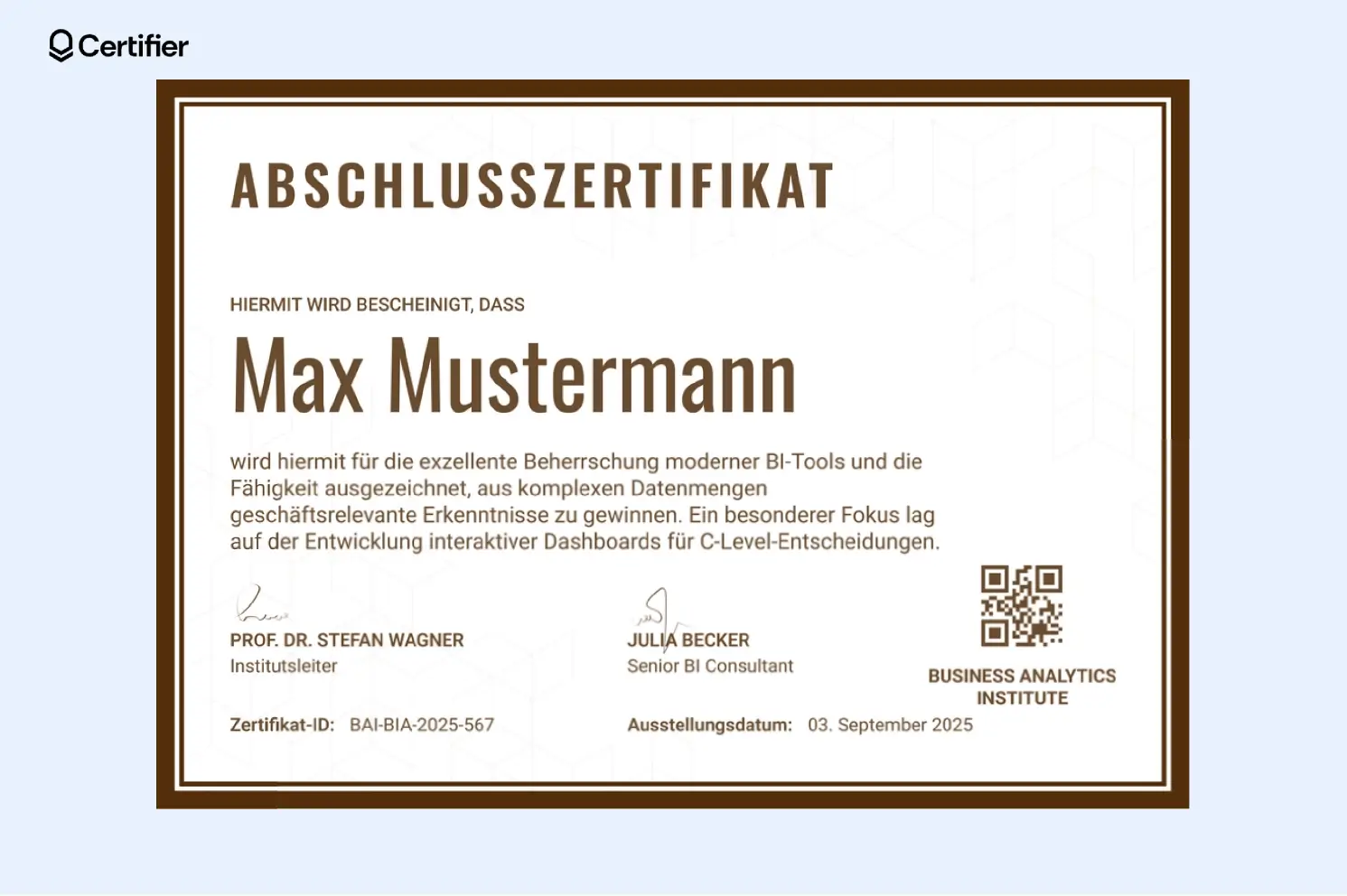 Klassisches Zertifikat in Word mit klarem und elegantem Design. Klassisches Zertifikat in Word mit klarem und elegantem Design.