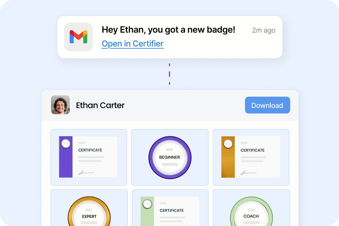 Make credential access seamless and login-free for recipients