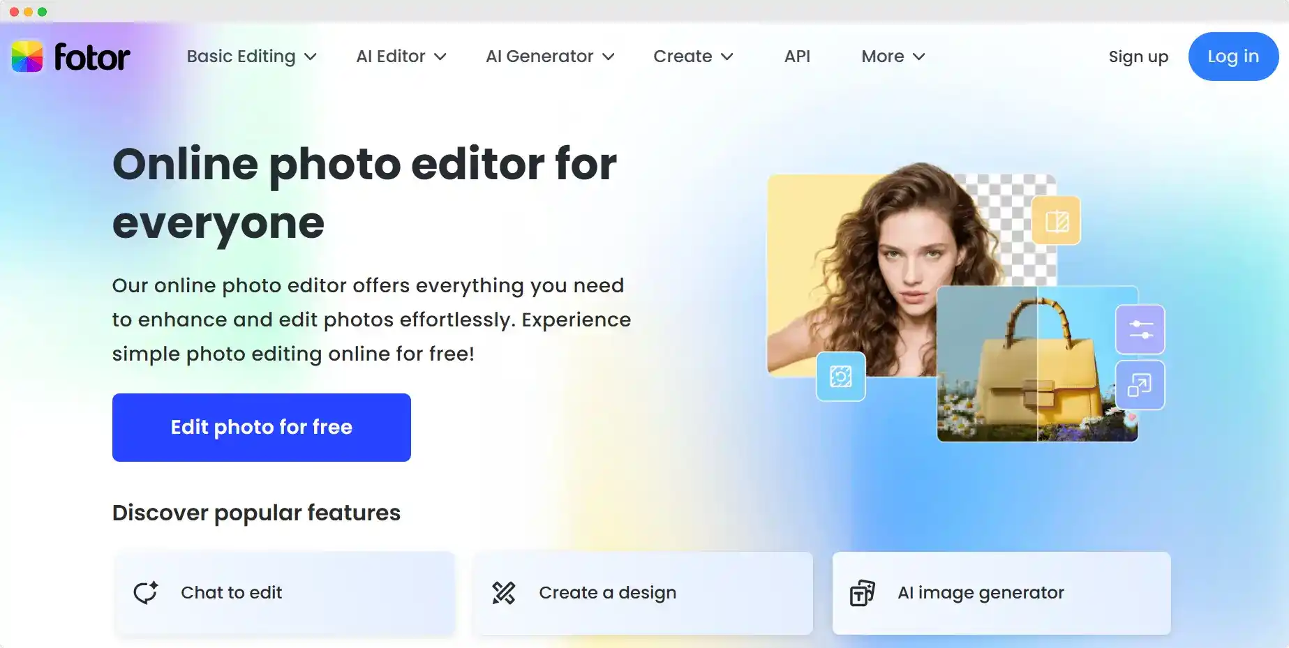Fotor homepage—an intuitive app to create highly personalized photos, with AI tools like AI headshot generator. Fotor homepage—an intuitive app to create highly personalized photos, with AI tools like AI headshot generator.