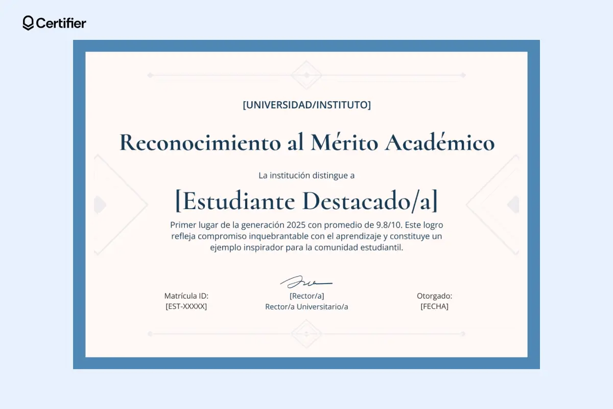 Plantilla de certificado de logro minimalista con métricas de rendimiento y espacio para logotipo. Plantilla de certificado de logro minimalista con métricas de rendimiento y espacio para logotipo.