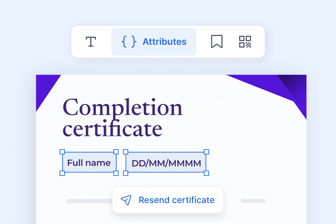 Edit any credential detail—even after issuance