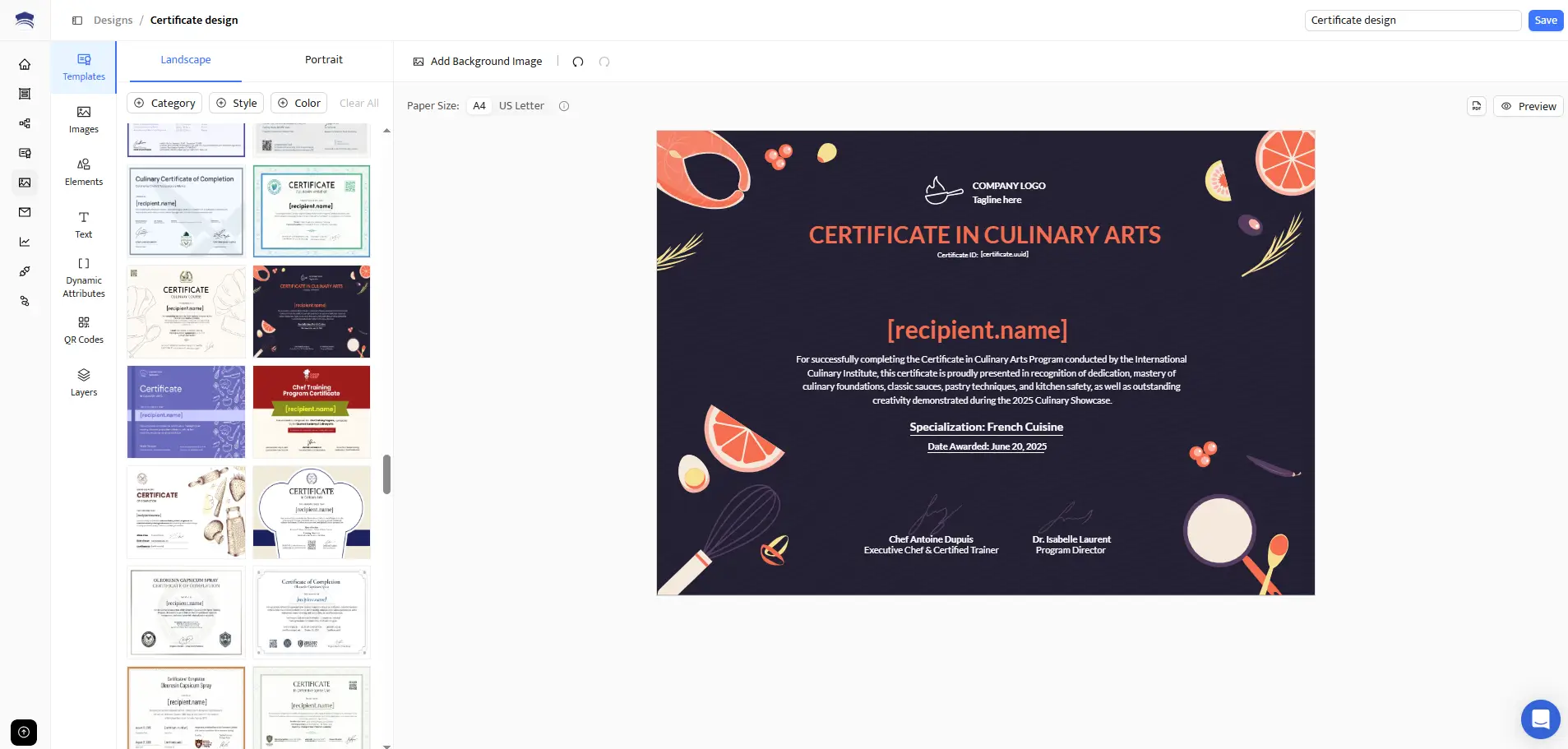 Creating certificates within Certifier certificate maker for certification programs. Creating certificates within Certifier certificate maker for certification programs.