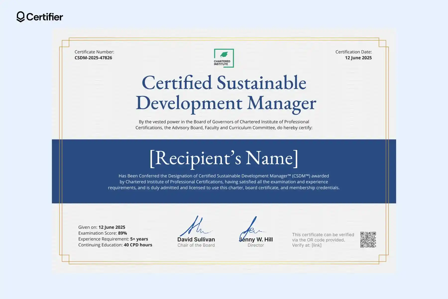 Sustainable growth certificate template for certified sustainable development managers focused on management competencies. Sustainable growth certificate template for certified sustainable development managers focused on management competencies.