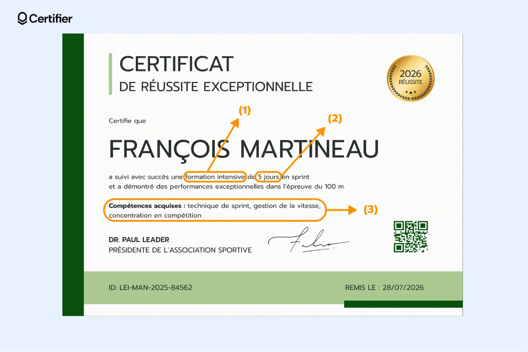 Infographie expliquant la différence entre certificat et diplôme en termes de durée, de contenu et d’opportunités professionnelles. Infographie expliquant la différence entre certificat et diplôme en termes de durée, de contenu et d’opportunités professionnelles.