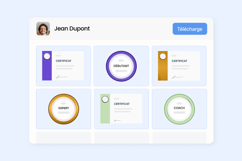 Permettez aux employés d’accéder à leurs certificats à tout moment
