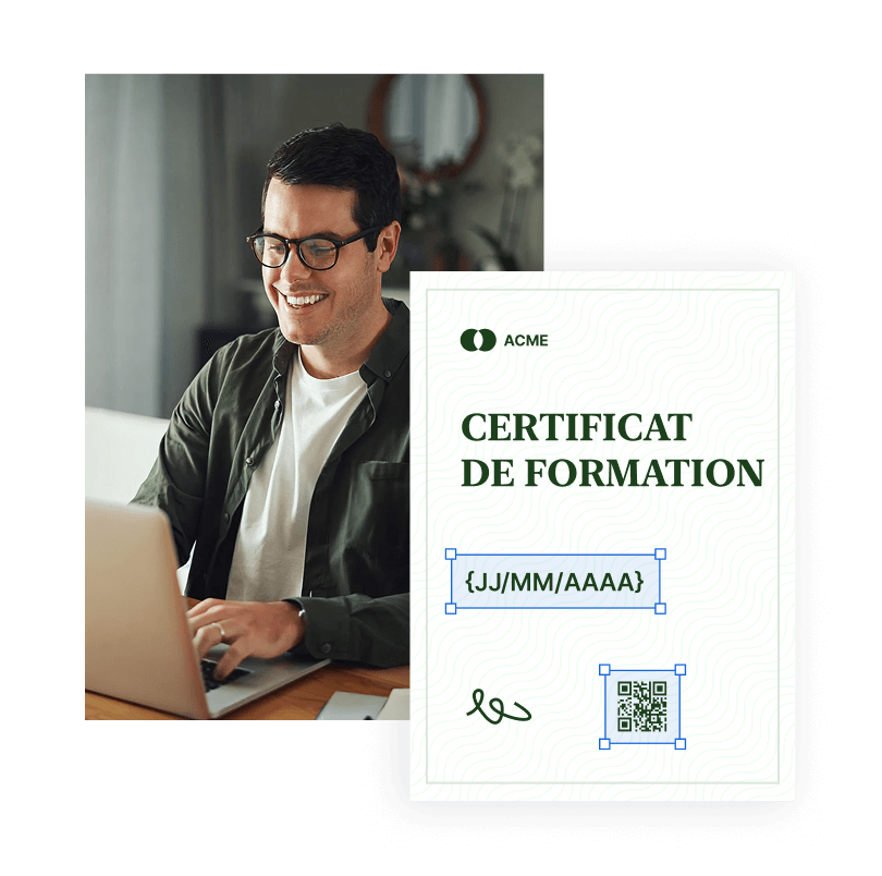 Déployez vos certificats de formation à grande échelle Déployez vos certificats de formation à grande échelle
