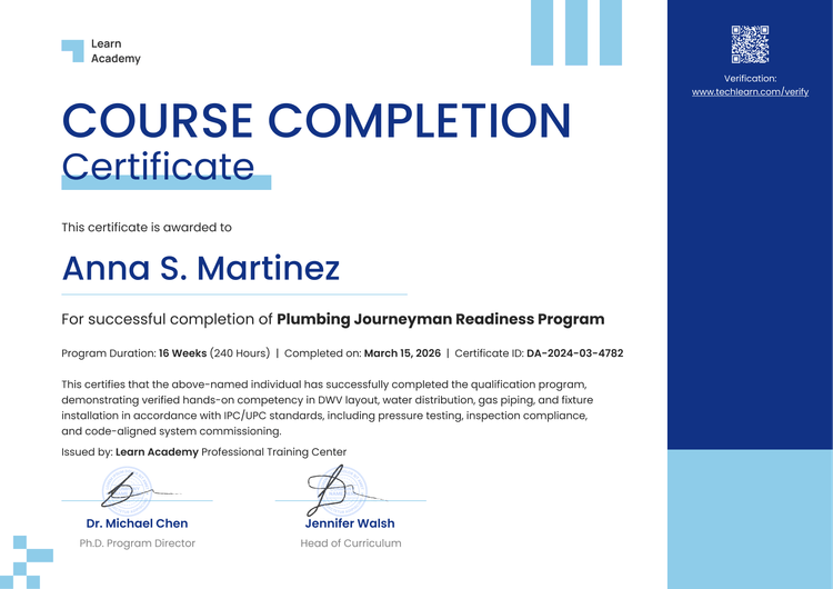 Completion Sleek and blue certificate of completion template