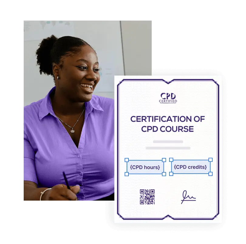 Build trust with secure, automated CPD credentials Build trust with secure, automated CPD credentials