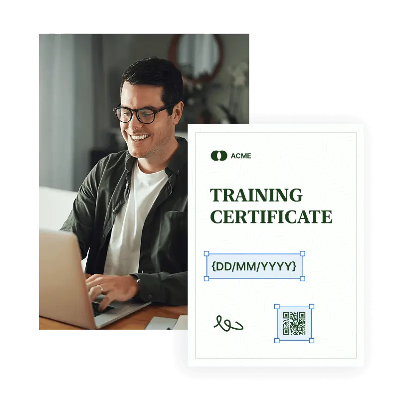 Power your training program with scalable credentialing Power your training program with scalable credentialing
