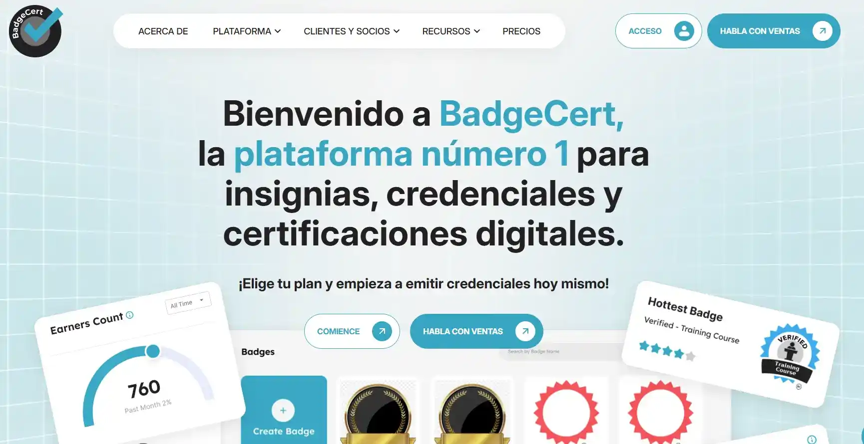 BadgeCert, proveedor de software de insignias digitales que muestra credenciales verificables y los beneficios de la certificacion sin papel para la gestion de credenciales. BadgeCert, proveedor de software de insignias digitales que muestra credenciales verificables y los beneficios de la certificacion sin papel para la gestion de credenciales.