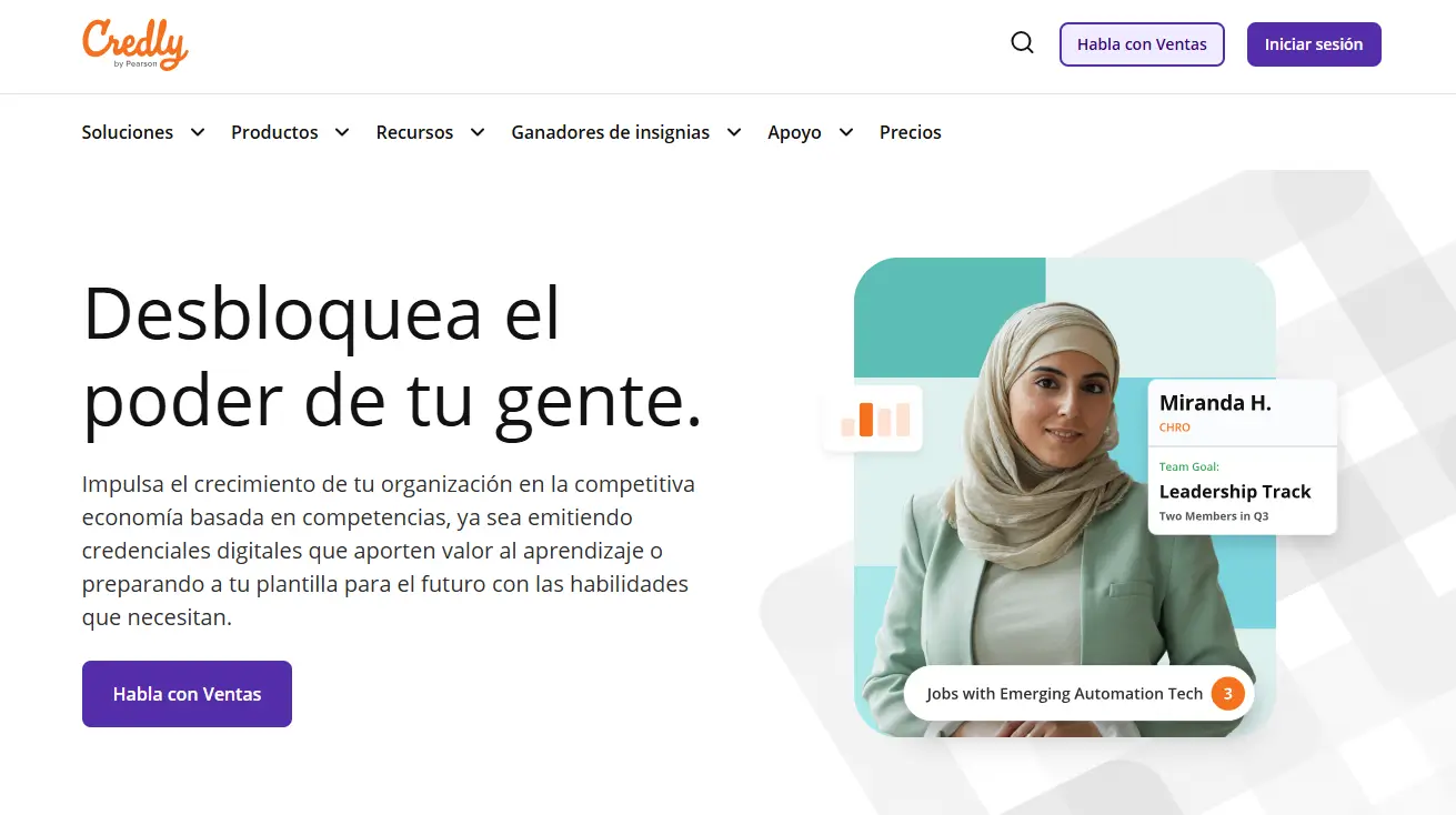 Credly, plataforma de credenciales digitales y plataforma de insignias digitales para la validacion de habilidades profesionales mediante credenciales verificables. Credly, plataforma de credenciales digitales y plataforma de insignias digitales para la validacion de habilidades profesionales mediante credenciales verificables.