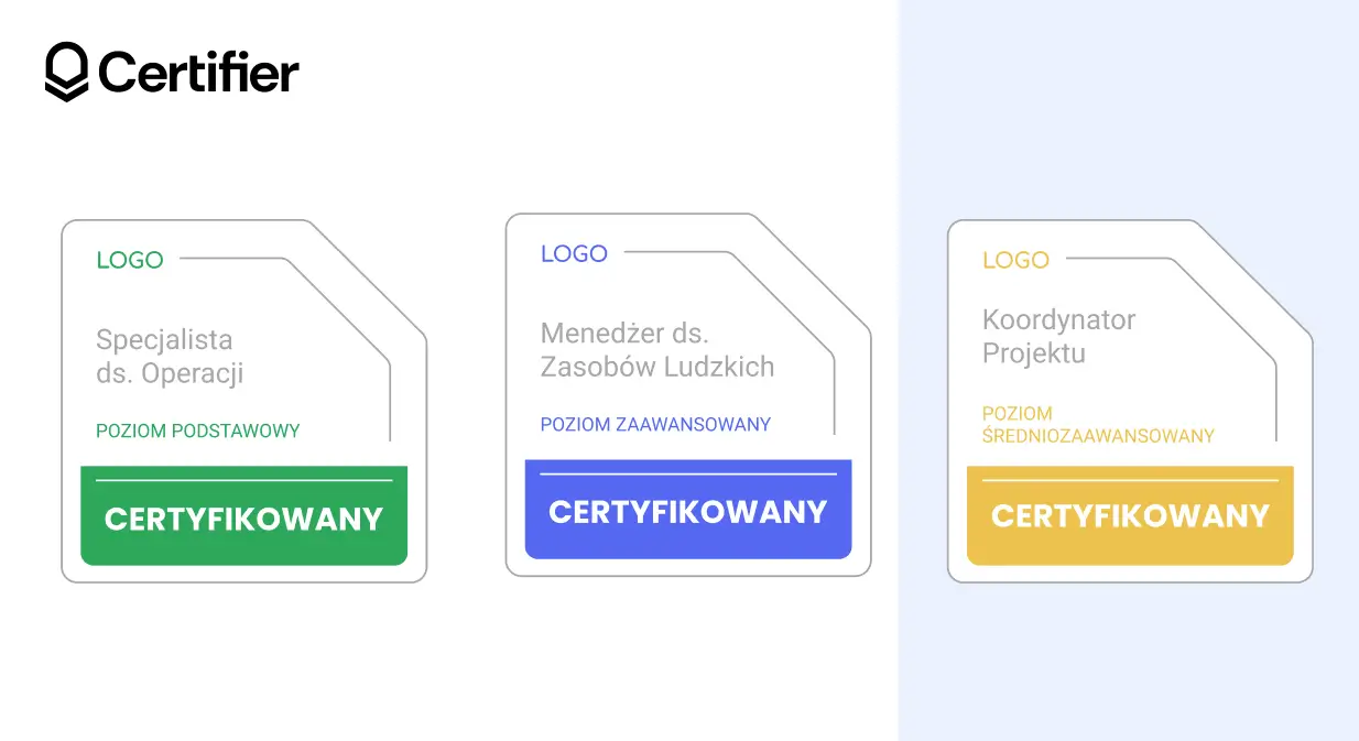 Papierowy szablon odznaki cyfrowej z minimalistycznym layoutem w trzech kolorach. Papierowy szablon odznaki cyfrowej z minimalistycznym layoutem w trzech kolorach.