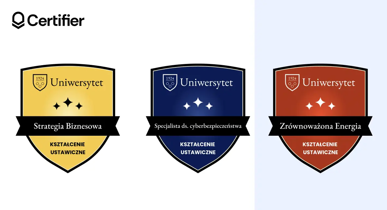 Szablon odznaki szkolnej odpowiedni dla szkół i uniwersytetów w kolorach żółtym, niebieskim i czerwonym. Szablon odznaki szkolnej odpowiedni dla szkół i uniwersytetów w kolorach żółtym, niebieskim i czerwonym.