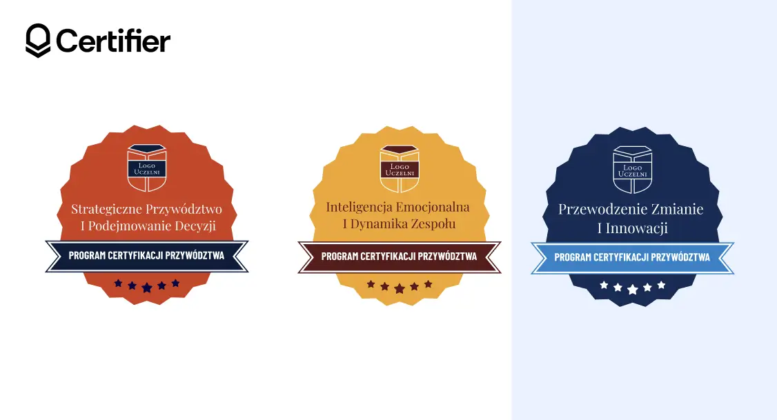 Odznaka cyfrowa w kolorach żółtym, pomarańczowym i granatowym z miejscem na logo. Odznaka cyfrowa w kolorach żółtym, pomarańczowym i granatowym z miejscem na logo.