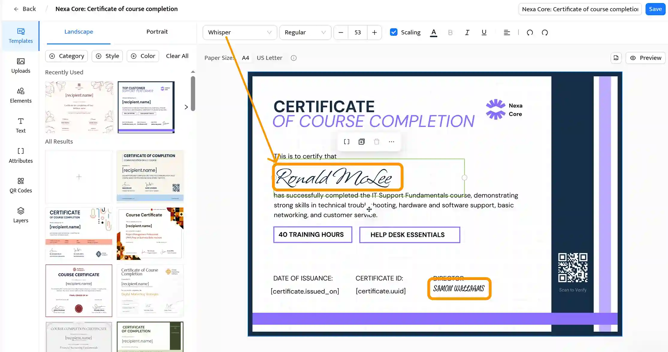 Certifier fonts that look like signature, perfect for certificates. Certifier fonts that look like signature, perfect for certificates.
